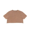 Ariko Beach Crop Tee In Brown