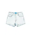 Ariko Blue Denim Surf Shorts In Blue