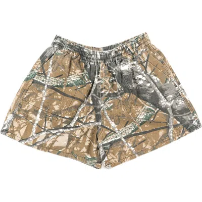 Ariko Camo Day Short In Brown