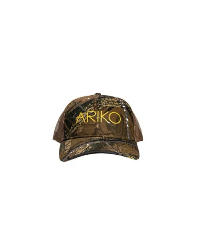 Ariko Camo Surf Trucker Hat In Multi