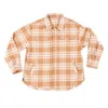 Ariko Bucky Split Hem Shirt Jacket In White