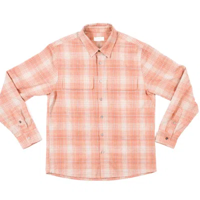 Ariko Men's Yellow / Orange / Blue Orange Summer Softy Plaid Shirt In Yellow/orange/blue