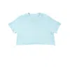 Ariko Women's Blue Ocean Beach Crop Tee In Blue