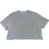 Ariko Women's Sea Grey Beach Crop Tee In Grey