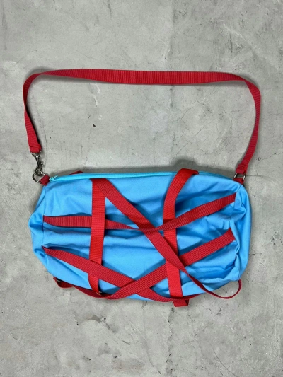 Pre-owned Aris Tatalovich 1/1 Strapped Shoulder Bag In Light Blue