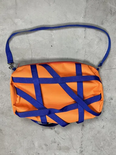 Pre-owned Aris Tatalovich 1/1 Strapped Shoulder Bag In Orange