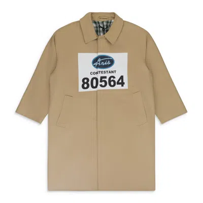 Aris Tatalovich Beige Contestant Bomber In Brown