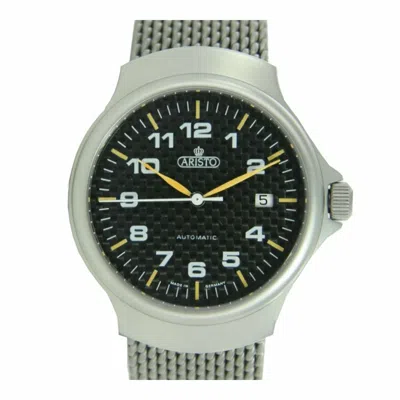 Pre-owned Aristo Men Watch Stainless Steel Carbon Automatic 3h63