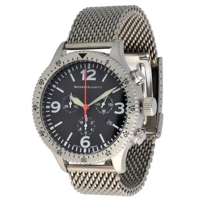 Pre-owned Aristo Messerschmitt Quartz Chronograph  5atm Of Pilot Model 5031milaneisearmband