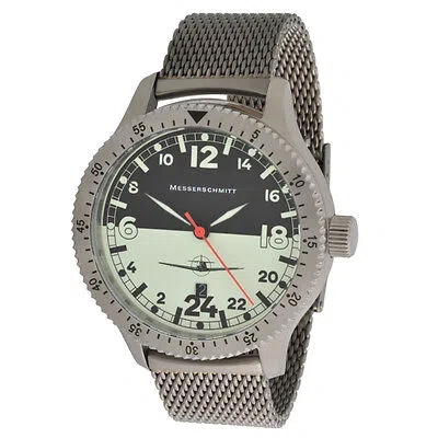 Pre-owned Aristo Messerschmitt Quartz Pilot Watch Me-108dr24 Mil Night & Day  24h