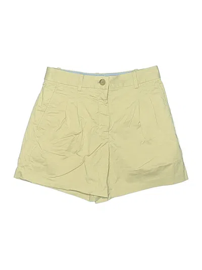 Pre-owned Aritzia Khaki Shorts In Yellow