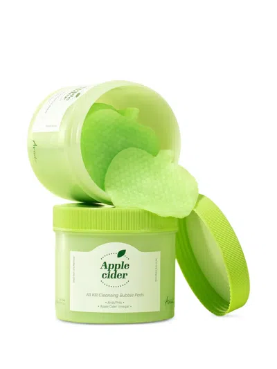 Ariul Apple Cider All Kill Cleansing Bubble Pads (pack Of Two Boxes) In Green