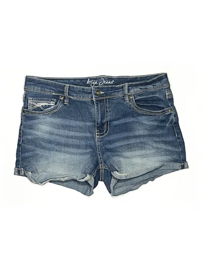 Pre-owned Ariya Jeans Denim Shorts In Blue