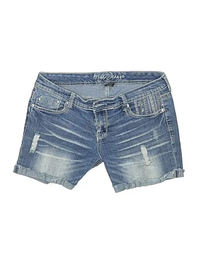Pre-owned Ariya Jeans Denim Shorts In Blue
