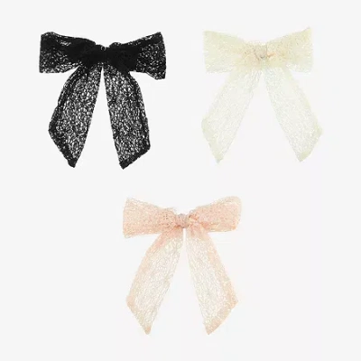 Arizona 3-pc. Multi Lace Bow Scrunchie Hair Ties