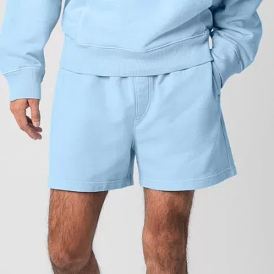 Arizona 5" Mens French Terry Pull-on Short In Blue