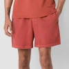 Arizona 5" Mens French Terry Pull-on Short In Red