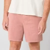 Arizona 6 1/2" Mens Twill Pull-on Short In Pink