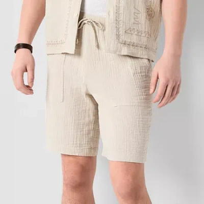 Arizona 8 1/2" Mens Relaxed Fit Pull-on Short In Neutral