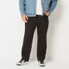 Arizona Advance Flex 360 Big And Tall Mens Straight Leg Relaxed Fit Jean In Black