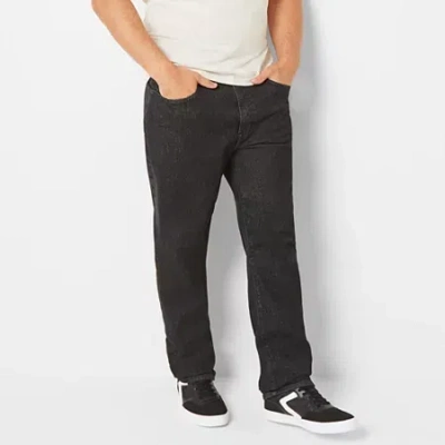Arizona Big And Tall Mens Tapered Leg Athletic Fit Jean In Black