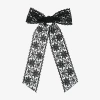 Arizona Black Lace Hair Bow In Black