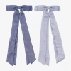 Arizona Blue Denim 2-pc. Hair Bow In Blue