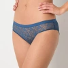 Arizona Body All Over Lace Cheeky Panty In Blue