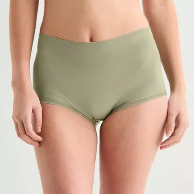 Arizona Body Cloud Kissed Boyshort Panty In Green