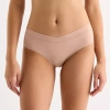 Arizona Body Cloud Kissed Shine Hipster Panty In Brown