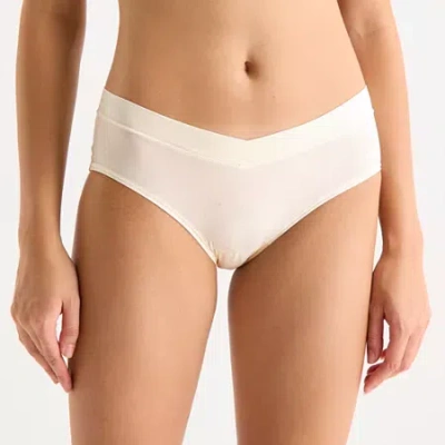 Arizona Body Cloud Kissed Shine Hipster Panty In White