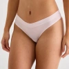 Arizona Body Cloud Kissed Shine Thong Panty In Pink
