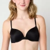 Arizona Body Cloud Kissed T-shirt Demi Bra In Black