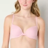 Arizona Body Cloud Kissed T-shirt Demi Bra In Pink
