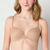 Arizona Body Cloud Kissed T-shirt Demi Bra In Neutral