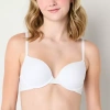 Arizona Body Cloud Kissed T-shirt Demi Bra In White
