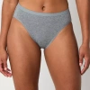Arizona Body Cotton High Leg Panty In Gray