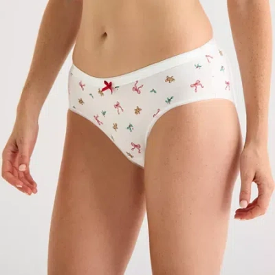 Arizona Body Cotton Hipster Panty In White