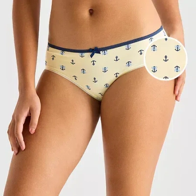 Arizona Body Cotton Hipster Panty In Yellow