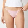 Arizona Body Cotton String Bikini In Pink