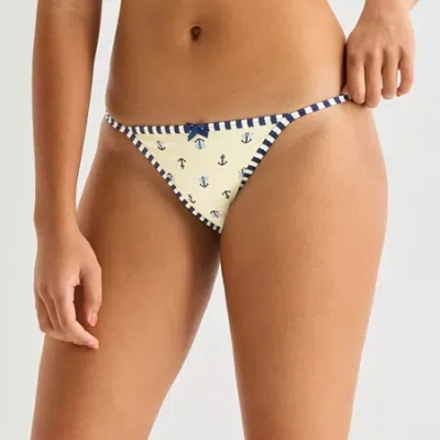 Arizona Body Cotton String Bikini In Yellow