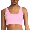 Arizona Body Henley Seamless Bralette In Pink