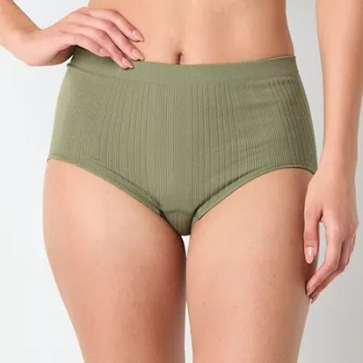 Arizona Body Seamless Boyshort Panty In Green