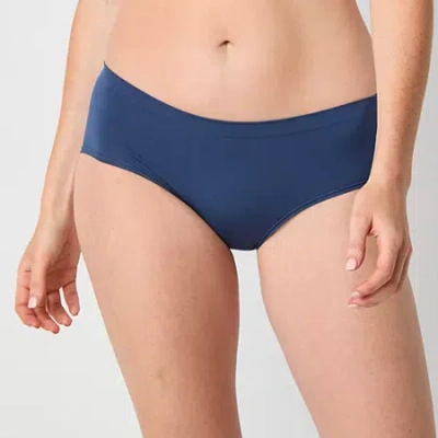 Arizona Body Seamless Hipster Panty In Blue