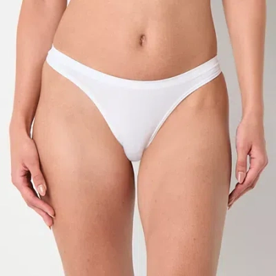 Arizona Body Seamless Thong Panty In White