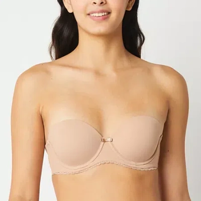 Arizona Body Strapless Bra In Brown