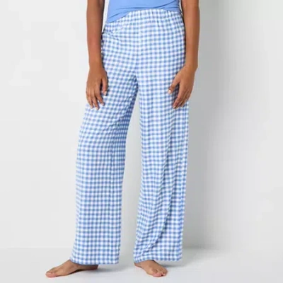 Arizona Body Womens Juniors Pajama Pants In Blue
