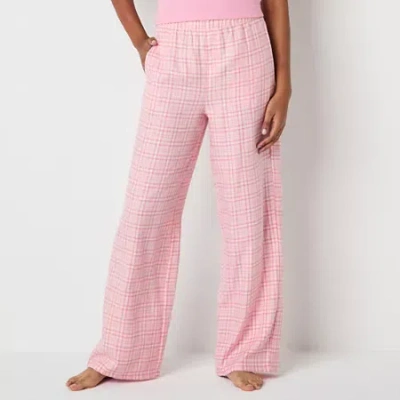 Arizona Body Womens Juniors Pajama Pants In Pink