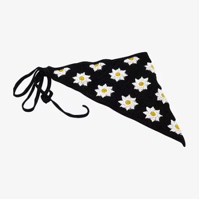 Arizona Daisy Crochet Hair Scarf In Multi