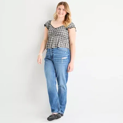 Arizona Drainpipe Womens Juniors Plus Skinny Fit Jean In Blue